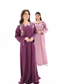 Floral Embroidered Grace Jalabiya