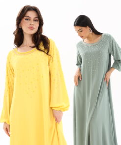 Radiance Flow Embroidered Jalabiya